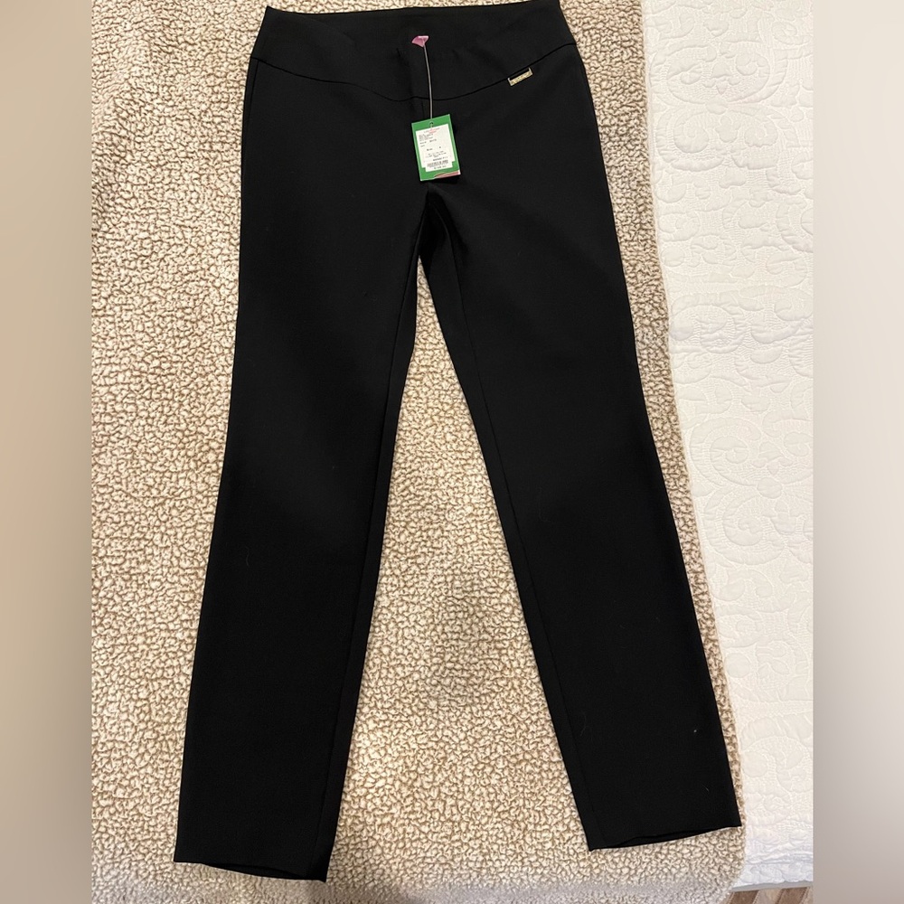 NWT Lilly Pulitzer Women’s Raya Tunic Pant in black size 4